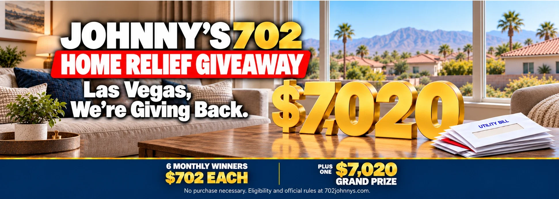 Johnny&rsquo;s 702 Home Relief Giveaway.